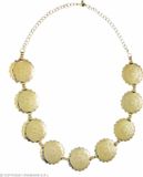 Widmann Medaillon Romeinse Halsketting - Goud