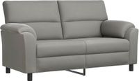 vidaXL Bank Lichtgrijs 174 x 85 x 93 cm fluweel