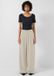 QS - Broek met plooien - Beige - W42 X L30