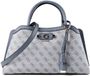GUESS Lindsey Girlfriend Satchel Slate Logo blauwgrijs