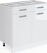 Vicco R-Line Keukenonderkast – 80 cm, WB Antraciet Wit Hoogglans