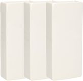 Gerimport Waterverdamper - 3x - wit - keramiek - 400 ml - radiatorbak luchtbevochtiger