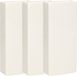 Gerimport Waterverdamper - 3x - wit - keramiek - 400 ml - radiatorbak luchtbevochtiger