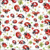 Ambiente Lunch Servetten Ladybug flight - 33x33 cm