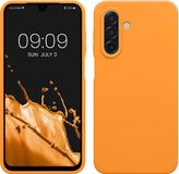 kwmobile telefoonhoesje geschikt voor Samsung Galaxy A18 4G / 5G - Hoesje met siliconen coating - Smartphone case in fruitig oranje