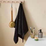 NOUS Living handdoek zwart (110x60 cm)