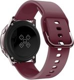 By Qubix - Siliconen sportband voor Garmin Forerunner 970 / 570 (47mm) / 255 - Bordeaux - 22mm