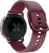 By Qubix - Siliconen sportband voor Garmin Forerunner 970 / 570 (47mm) / 255 - Bordeaux - 22mm