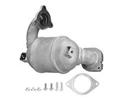 HELLA 8LE 366 053-841 Katalysator, uitlaatspruitstuk - Easy2Fit® Kit - Euro 3 - eendelig - Set met montagedelen - voor o.a. RENAULT LAGUNA II