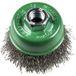 Klingspor 358326 brosse pot 80 mm filetage M 14 0,3 acier inoxydable, 1 pièce