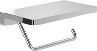 Villeroy Boch Elements toiletrolhouder met planchet, chroom