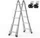 Vevor Telescopische Ladder A-Frame Trap Vouwladder Opsteekladder 5,1m 150kg