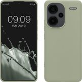 kwmobile telefoonhoesje geschikt voor Xiaomi Redmi Note 13 Pro+ 5G / Redmi Note 13 Pro Plus 5G - Hoesje voor smartphone - Back cover in grijsgroen