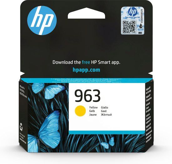 HP 963 Yellow Original Ink Cartridge - 3JA25AE