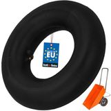 KOTARBAU Binnenband Kruiwagen, Gummi, 3.50-4, Zwart, met Haakse Ventiel, ⌀ 24 cm