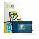 BROTECT Screenprotector 3 Stuks voor Xtrons ID90MTVL Beschermglas transparant