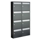 Allux Flow Set 2-Breed, 4-Hoog Antraciet - 40040065_2x4