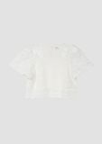 s.Oliver Blouse Crème Polyester/Viscose Kinderen Maat 146/152