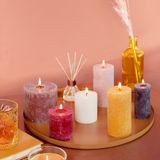 Bolsius Rustiek stompkaars 200/100 Velvet Red