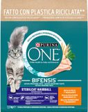 Purina ONE Bifensis kattenvoer gesteriliseerd bont en haarballen met kip, 6 zakjes à 1,5 kg