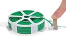 Fil barbelé galvanisé, 30 mètres, de couleur verte, avec un coupe-fil