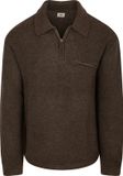 Levi's Longsleeve Half Zip Poloshirt Bruin - Maat M - Heren - Pullovers