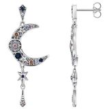 Thomas Sabo Dames-Oorhanger 925 Zilver Glazen blok