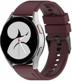 By Qubix Qubix - Siliconen Gesp Bandje voor Garmin Vivomove 3 / HR / Luxe / Sport / Style / Trend - Bordeaux - 20mm