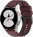 By Qubix Qubix - Siliconen Gesp Bandje voor Garmin Vivomove 3 / HR / Luxe / Sport / Style / Trend - Bordeaux - 20mm