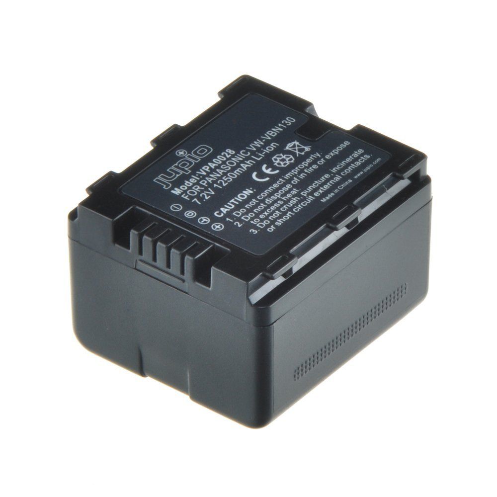 Jupio VPA0028 Camera/Camcorder Battery - Lithium-Ion (Li-Ion) - Black