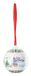 Hutschenreuther Boule de Noël 2025 Boule de Noël Porcelaine Multicolore 1 pièce(s)