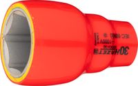 HAZET Dopsleutel · geïsoleerd 900KV-30 · 1/2 inch (12,5 mm) vierkant hol · Buiten-zeskant-tractieprofiel · SW 30 mm