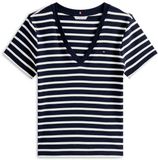 Tommy Hilfiger Dames T-shirt Katoen Blauw M