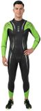 Huub 2026 Heren Surface Swim Wetsuit - Zwart / Fluo Groen