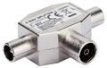 VIVanco Répartiteur TV de connexion coaxiale vers 2x connecteurs coaxiaux