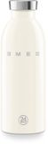 SMEG x 24Bottles WBF01CR Thermosfles - Geïsoleerde Drinkfles - 500 ml - Dubbelwandig RVS - Houdt 12 Uur Warm & 24 Uur Koud - Lekvrij - '50s Style - Crème
