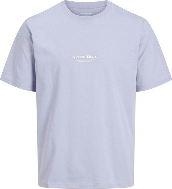 JACK&JONES Jongens T-shirt Cosmic Sky Gestreept Katoen Ronde hals Korte mouw Loose Fit Maat 140