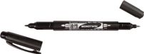 Tombow Fineliner Mono twin met twee punten, zwart, 1 stuk (1 stuk)