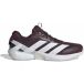 ADIDAS PERFORMANCE Chaussure de sport 'Adizero Ubersonic 5 Clay' bordeaux / argent / blanc