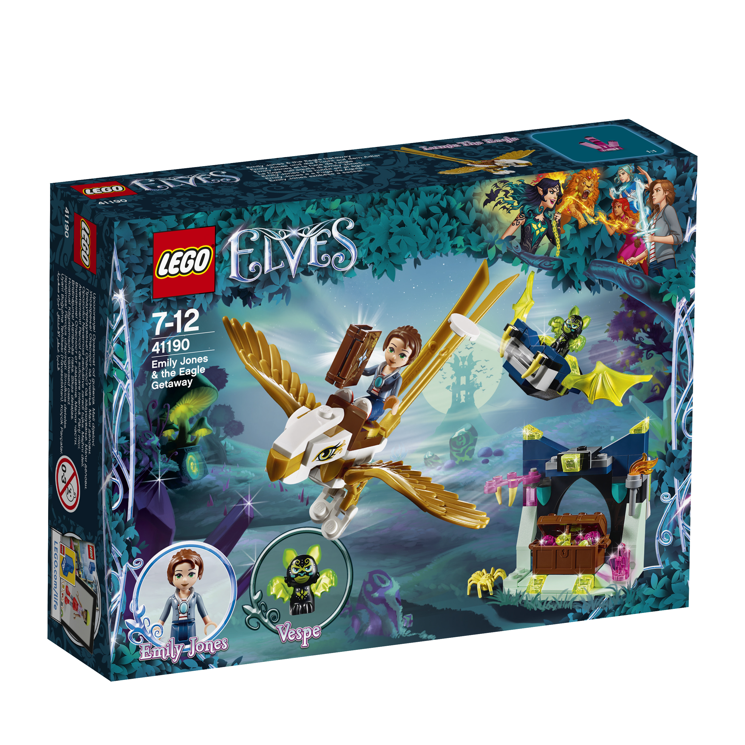 lego Elves Emily Jones en de Adelaarontsnapping - 41190 Help Emily Jones de verloren dagboekpagina te vinden en wees de schaduwvleermuis te slim af