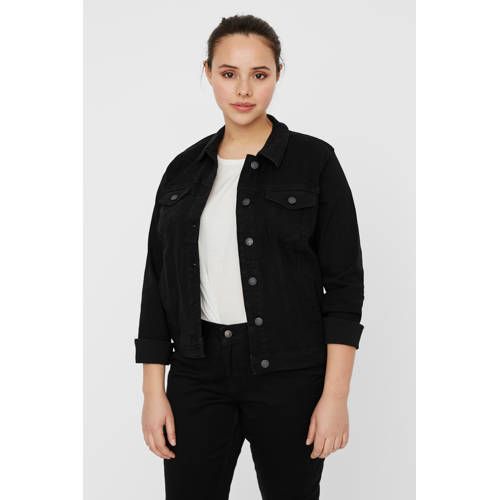 VERO MODA CURVE denim jacket black