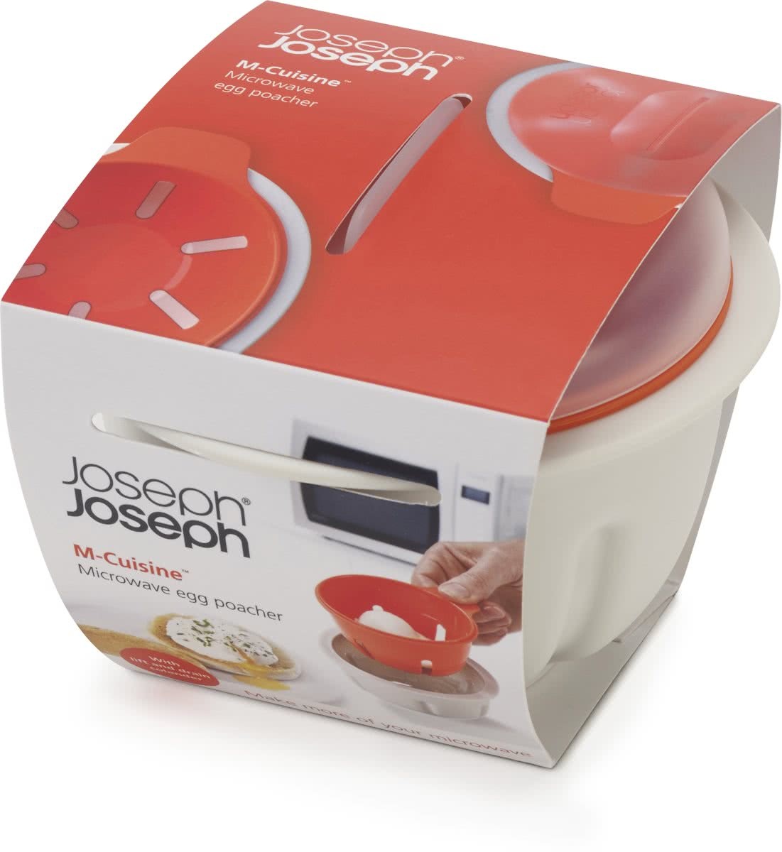 Joseph Joseph M-Cuisine Magnetron Ei Pocheerder - Oranje