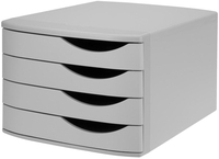 Jalema Re-Solution 4-Drawer Filing Cabinet - Grey - A4