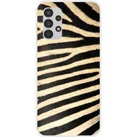 Samsung Galaxy A13 4G Zebre bedrukt siliconen hoesje
