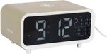 Karlsson Wekker Chunky Led - Theegroen - 17x11x8.6cm - Scandinavisch - Wekker voor slaapkamer