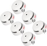 X-Sense XS01-W - Draadloos koppelbare rookmelder 6-pack - 10 jaar batterij - Wit