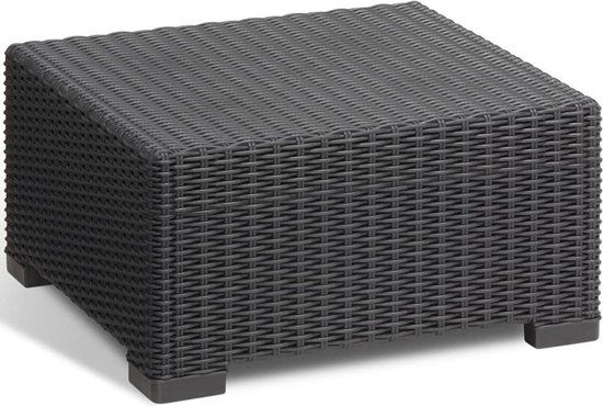 Allibert California Loungetafel - Grafiet - 68x68x35 cm
