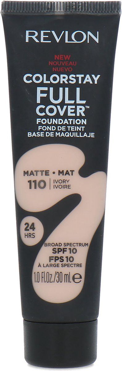 Revlon Colorstay Full Cover Matte Foundation - 110 Ivory (SPF 10)