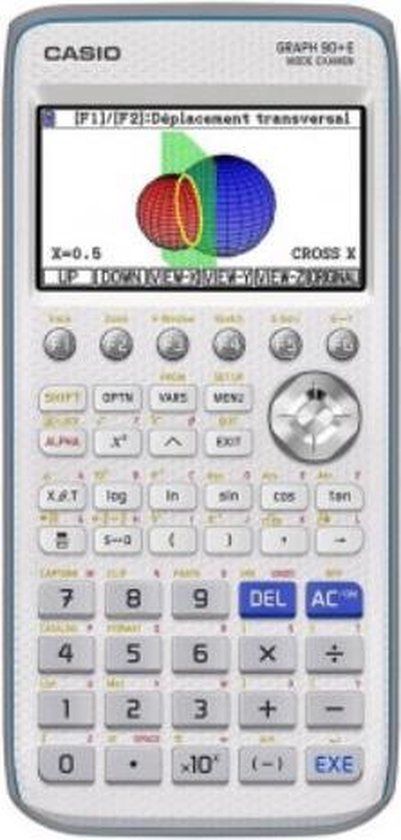 Casio Graph 90+E Grafische Rekenmachine - Kleurendisplay - Geschikt voor eindexamen