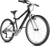 PROMETHEUS BICYCLES Kinderfiets 24 inch, 8 versnellingen, V-brakes, Aluminium, Unisex, Zwart/Zilver